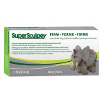 Super Sculpey ferme grise pâte polymère 454 g