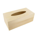 Boîte à mouchoirs en bois - 25 x 9 x 13 cm