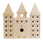 Calendrier de l'Avent château 42,3 x 6 x 42 cm