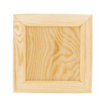Cadre pour photo ou serviettes en bois - 21,5 x 21,5 x 2 cm