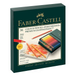 Coffret Studio de 36 crayons de couleurs Polychromos