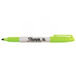 Marqueur permanent pointe fine - Vert citron