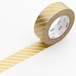 Masking tape or rayé blanc