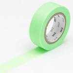 Masking tape uni vert fluo