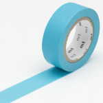 Masking tape uni bleu ciel
