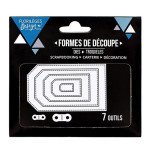 Matrices de découpe - Tags basiques - 7 pcs